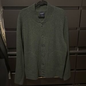 NWOT J. Crew 100% lambswool cardigan